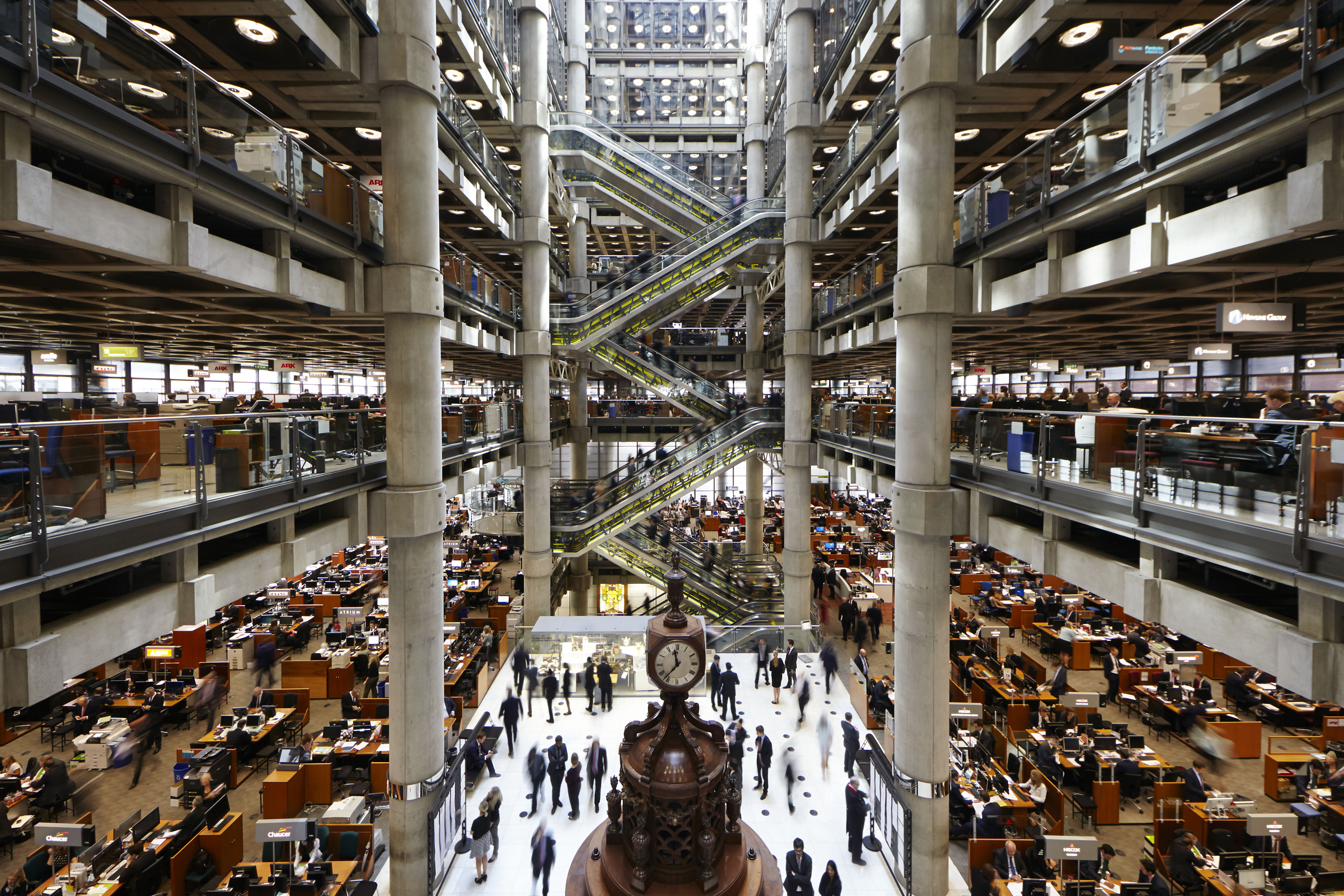 The Underwriting Room in the Lloyd's building